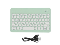 2026zentro-teclado Sem Fio Conexão Estável Para Celular Tablet Laptop Acessórios Ios Android Windows Verde