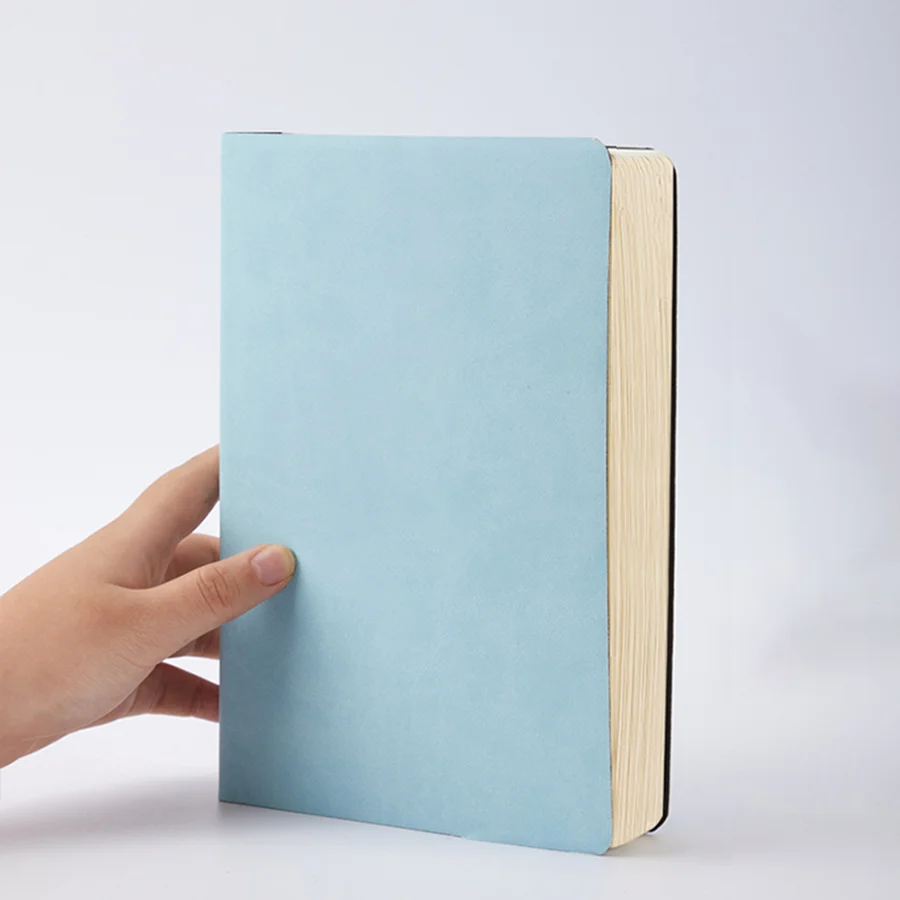 (azul Celeste, A5) Pacote Com 5 Cadernos De Capa Mole, Tamanho A5, Com 360 Páginas.