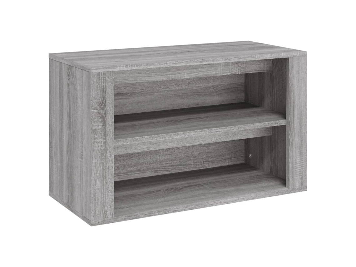 Shoe Rack, Shoe Racks Vidaxl Cinzeto Madeira Processada (n/a)