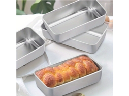Forma Antiaderente em Liga de Alumínio, Forma Retangular para Pão, Torradeira, Forno para Queijos, Equipamento Essencial para Cozinhar STELASPLEN