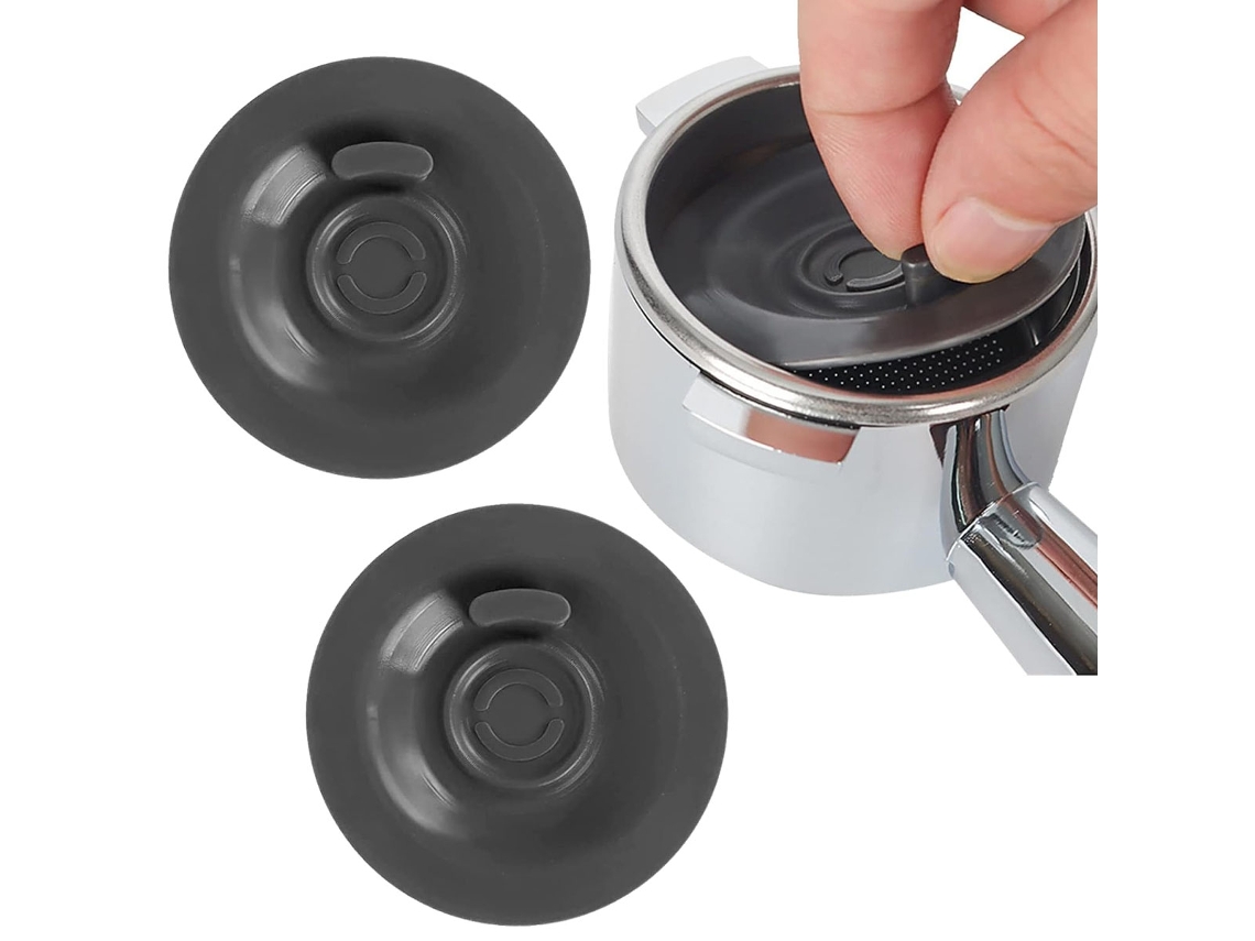 Duas Tampas De Limpeza De Silicone De 54 Mm, Compatíveis Com Máquinas De Café Da Marca Sage E Porta-filtros Universais Para Café Expresso.