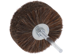Escova Rotativa Ganazono Para Remoção De Pelos Cavalo Com Cerdas Metálicas, Ideal Para Polimento Rotativo A Pó E Entalhe