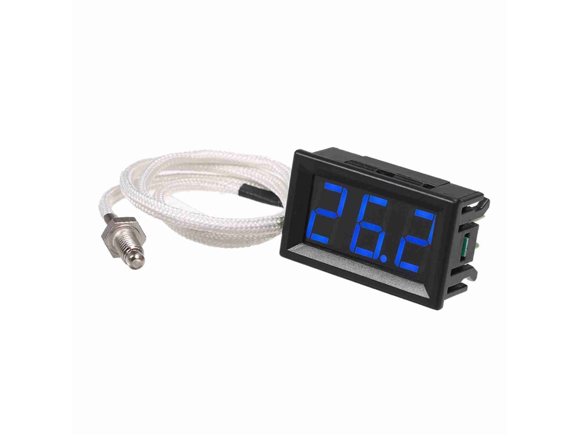 Termômetro Digital Industrial 12v Tipo K -30~800℃ Com Display Led