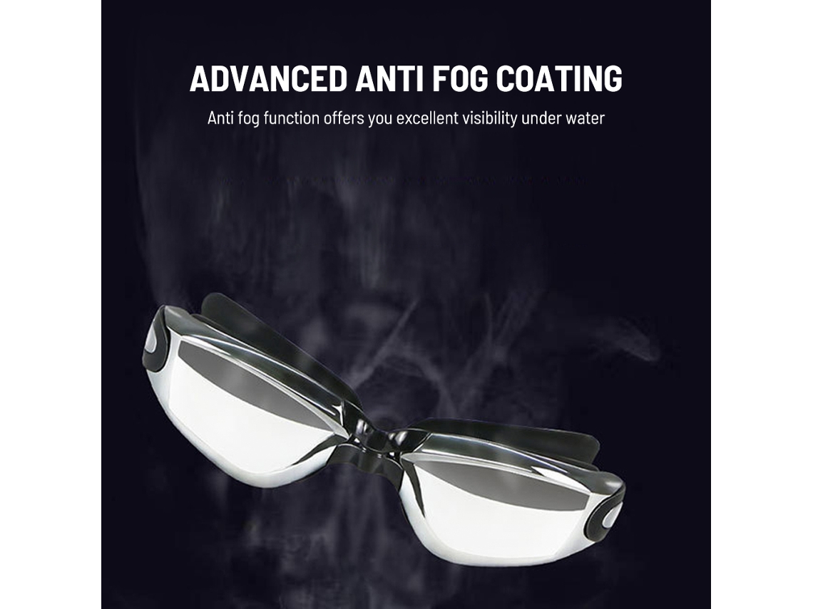 Mali Swimming Oculos com Ouvido Tapas Anti embaçante Sem Confortável Vazamento para Adultos Mulheres Homens Jovens