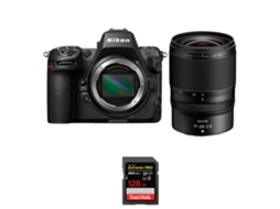 Z8 + Z 17 28mm F/2.8 + 1 Sandisk 128gb Uhs ii 300mb/s Máquina Fotográfica Híbrida Full frame + Ebook “20 Dicas para Fotos Que Impressionam” NIKON