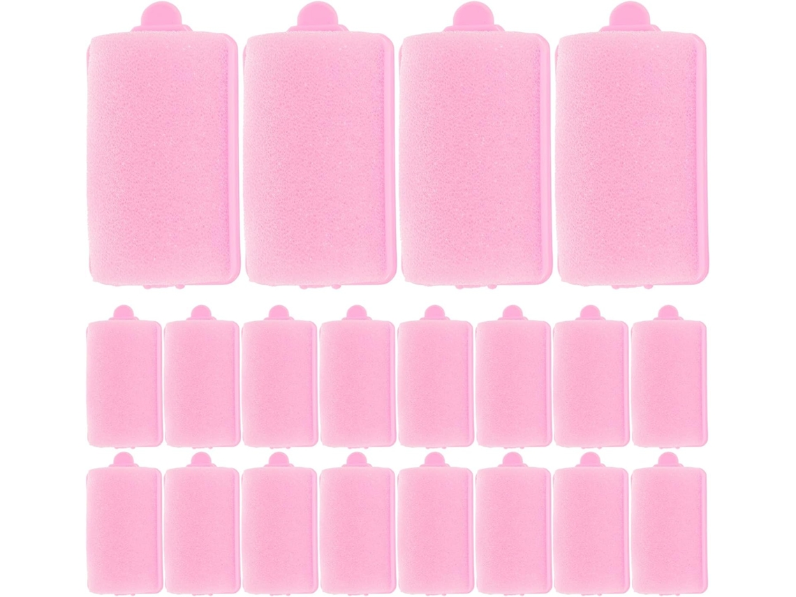 Conjunto de 36 rolos de espuma para cabelo para dormir - Esponja sem aquecimento, 7 cm