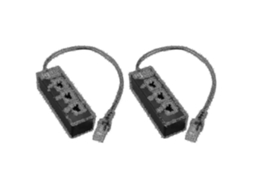Cabo De Extensão Rede Com 2 Portas Rj45 Macho Para 3 Fêmea, Divisor Lan Ethernet-aquaforge