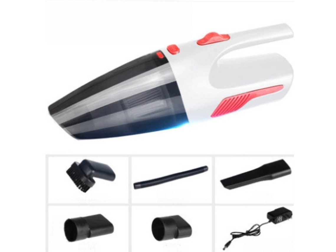 Aspirador de pó portátil sem fio Yizhood com carregamento USB para casa e carro, branco Ehstmind