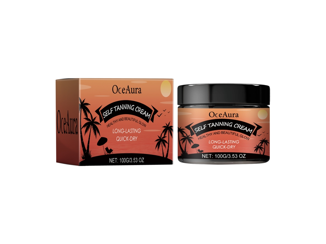 Creme Corporal Oceaura com LAXISCREED para Bronzeado Rápido e Hidratação Duradoura