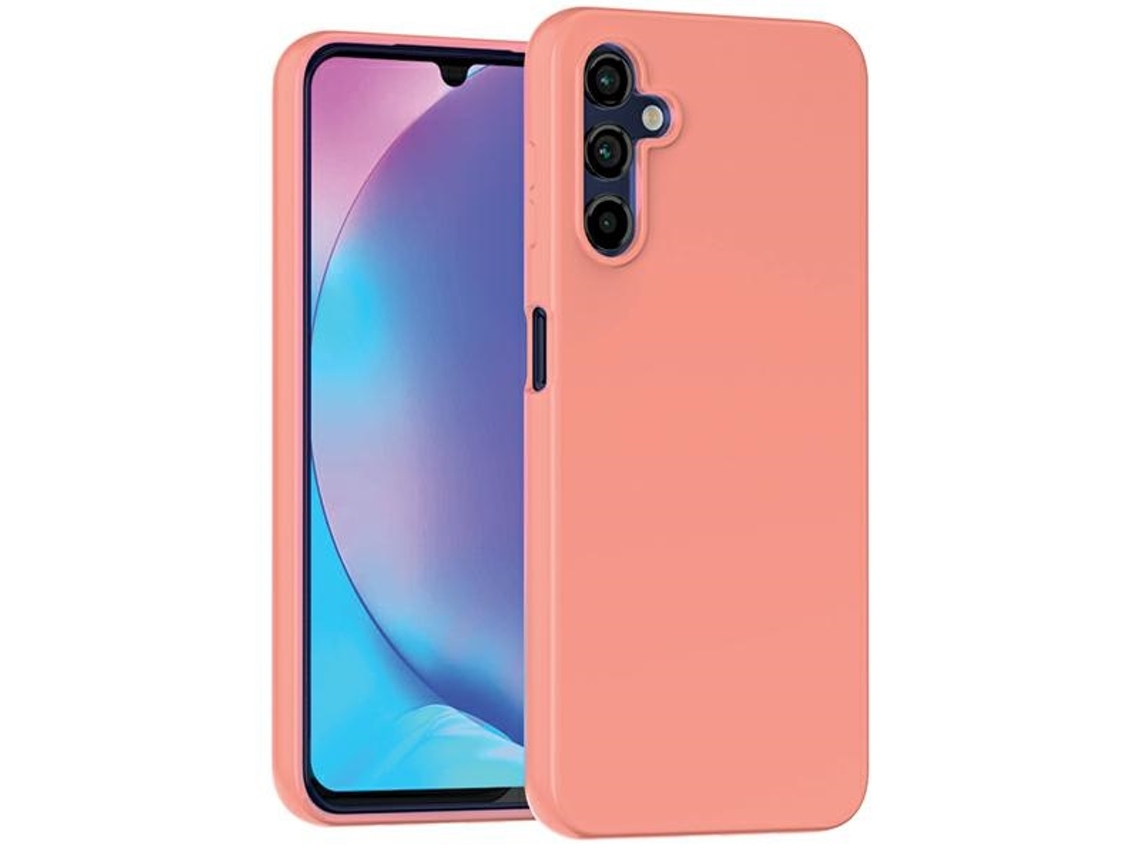 Capa Gentil para Samsung Galaxy A15 MERCURY Pele Sintética Rosa