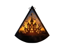 Laxiscreed Lanterna De Vela Halloween Com Abóbora Para Decoração De Festas E Eventos Temáticos