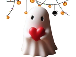 Esculturas De Fantasmas De Halloween Em Resina - Enfeite De Mesa Para O Halloween |