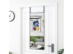 Vidaxl Espelho Para Porta 40x100 Cm Vidro E Alumínio Preto