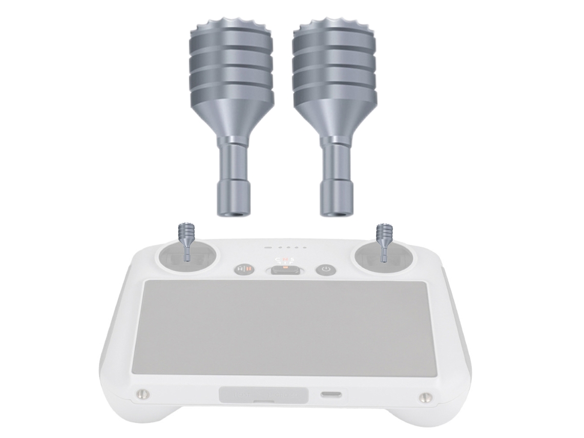Primerox 2pcs Joystick Controle Remoto Drone Dji Mini 3 Pro Alumínio Anti derrápante Acessórios