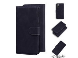 Capa De Celular Flip Em Couro Sintético Com Toque Suave E Cor Pura Para Xiaomi Redmi 10