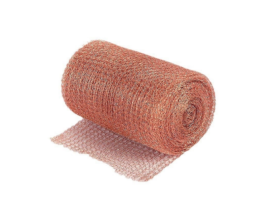 Tela De Malha De Cobre Anti-roxo Fácil De Moldar Para Jardim Arte Diy Inseticida Limpeza 9m
