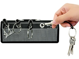 Chaveiro de Guitarra para Parede com 4 Argolas BRILVIBERA