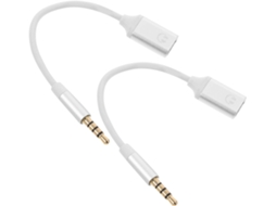 Adaptadores Usb-c Com Conversor De Áudio Analógico Para 3,5 Mm (pacote Com 2)