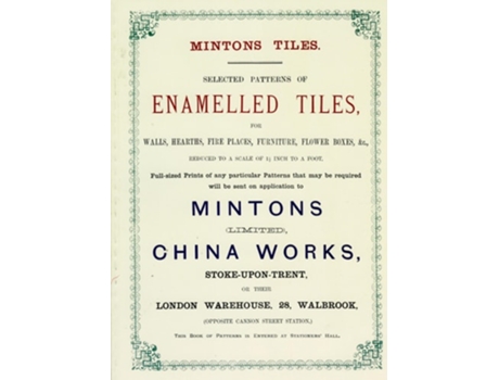 Livro Minton Tiles de Chris Blanchett (Inglês)