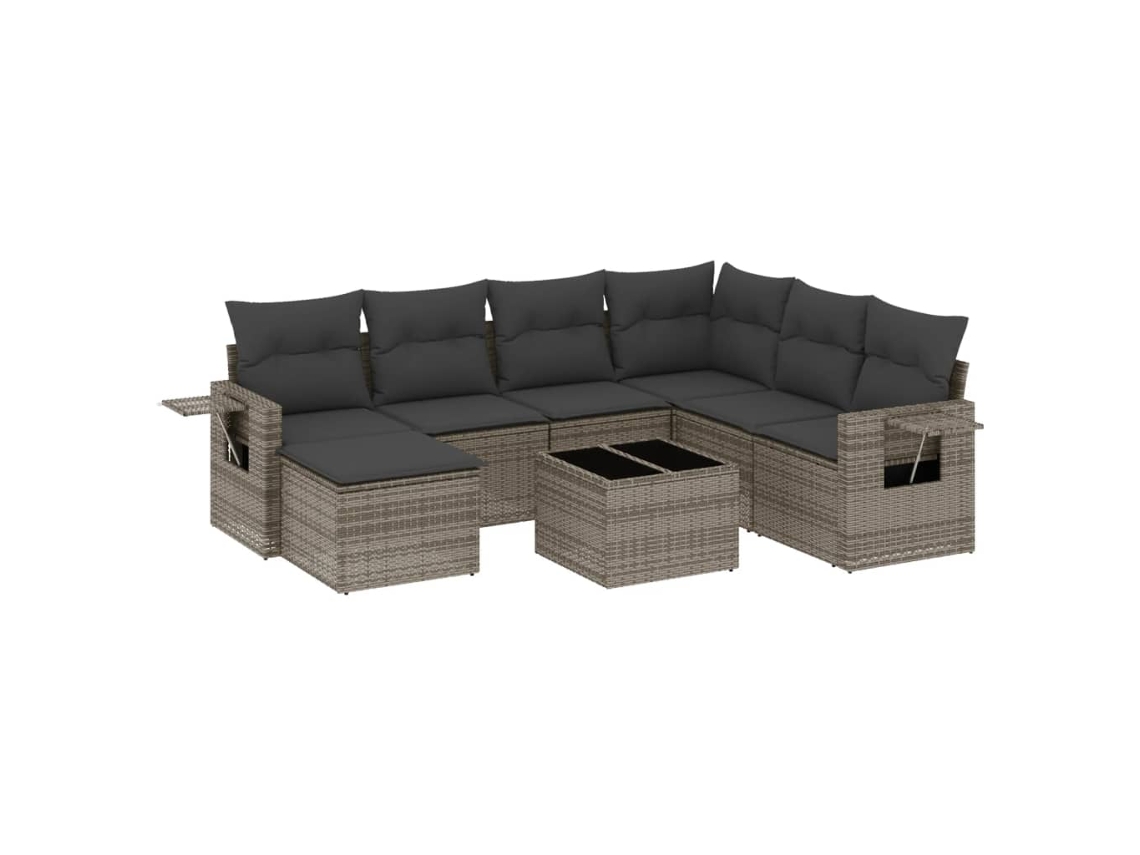 Garden Sofa Set, Garden Sofa Sets Vidaxl Cinzeto Rattan / Vime (n/a)