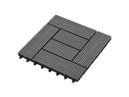 Vidaxl Telha De Deck 11 Unid. Cinzento 30 X 30 Cm Wpc