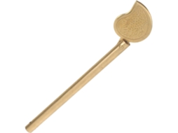 Chave De Fechadura Antiga Em Formato Folha Cobre Com Design Clássico Dourado