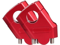 Adaptador Universal para Elevação do Guidão 28 Mm 22 Vermelho Abraçadeira Motocicleta 28mm 22mm "comparado