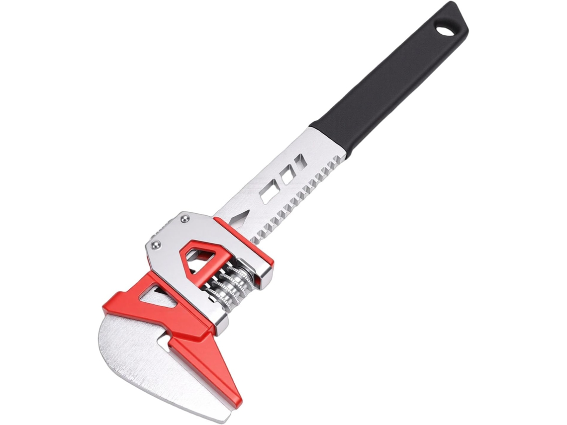 Chave Inglesa Ajustável 12 Polegadas, Tipo Ampla Abertura 0 75 Mm Cabo Antiderrapante Confortável, Ideal