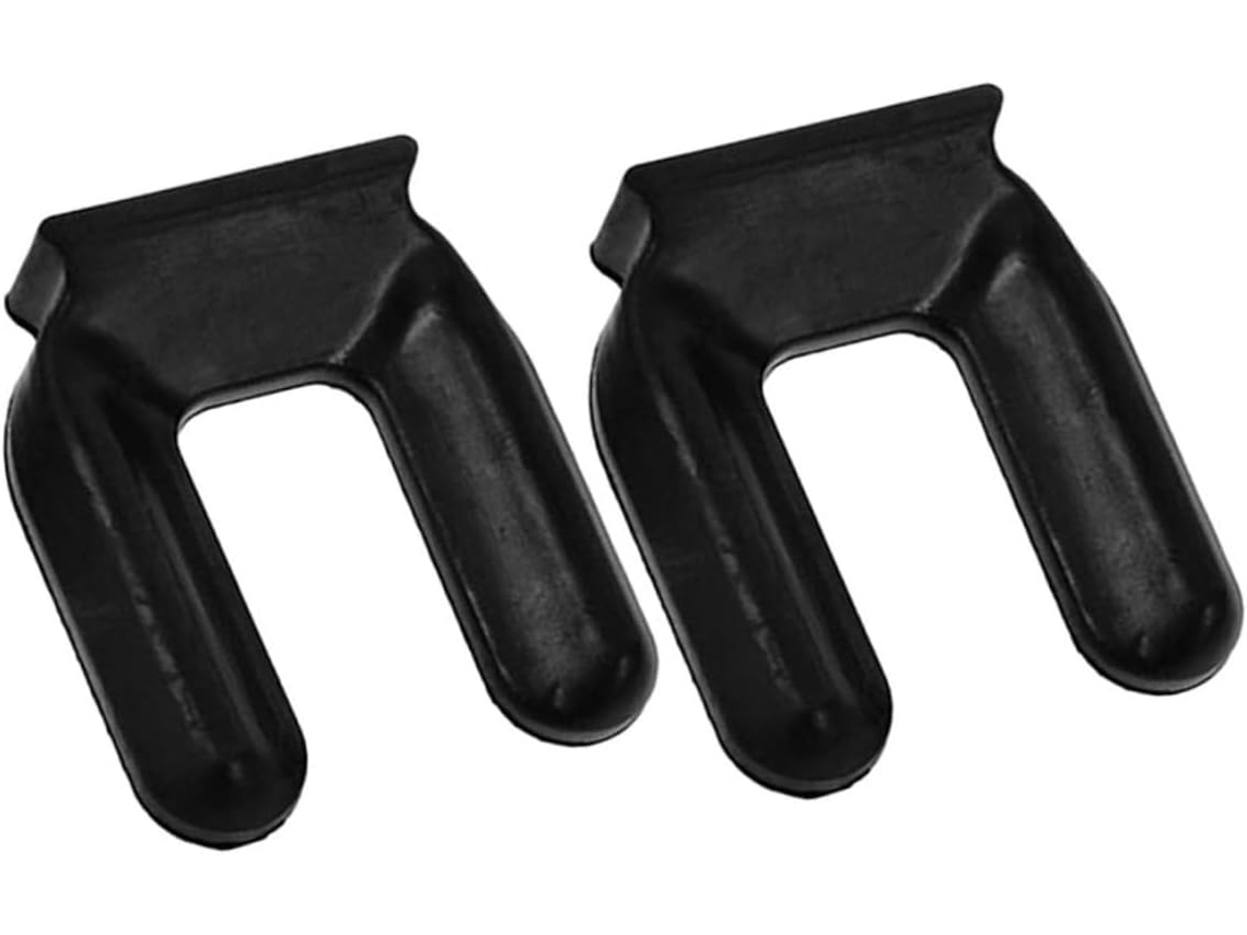 Tehaux 2 Peças De Protetores Roda Para Geladeira, De Borracha, Antiderrapantes E Resistentes Ao Desgaste
