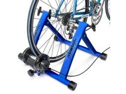 Relaxdays Rolo De Treino 6 Velocidades, Para Rodas 26-28", Até 120 Kg, Ciclismo Indoor, Azul