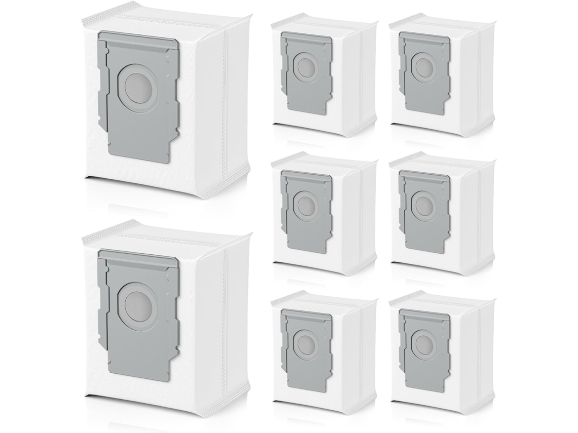 Kit De Substituição Para Irobot I7 I7+ I3 I4 I6 I8 I8+ J7 S9 S9+ Acessórios Para Saco De Pó Para Aspirador Robô (8 Peças) Cuich