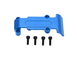Mali placa de Proteção Traseira de Liga de Alumínio para Carro Rc 1/16 Traxxas e Revo Vxl Slash4wd Summit Azul