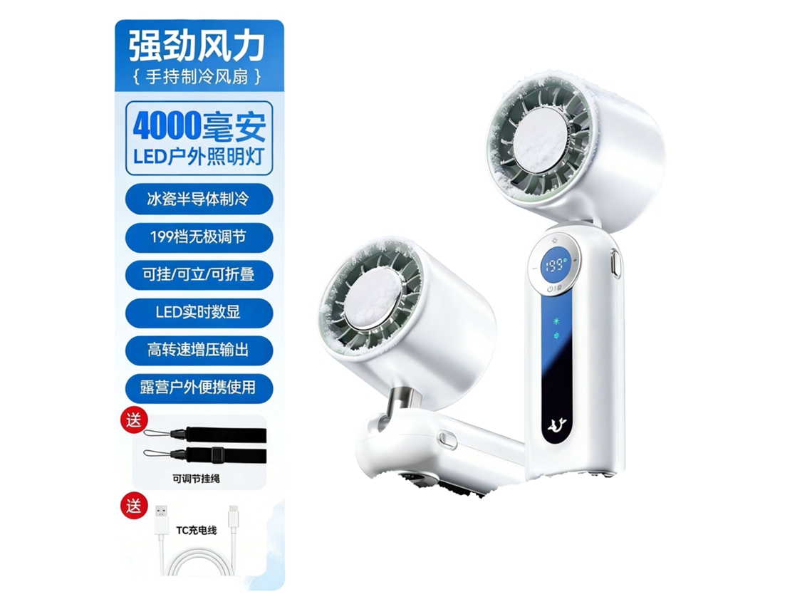 Laxiscreed Ventilador Portátil Silencioso E Compacto Para Uso Pessoal E Refrescamento Eficiente