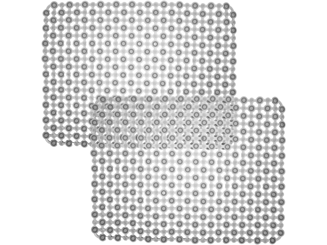 Tapete de cozinha Artibetter em PVC, 2 peças, antiderrapante e de secagem rápida, ideal para organizar pratos e utensílios.