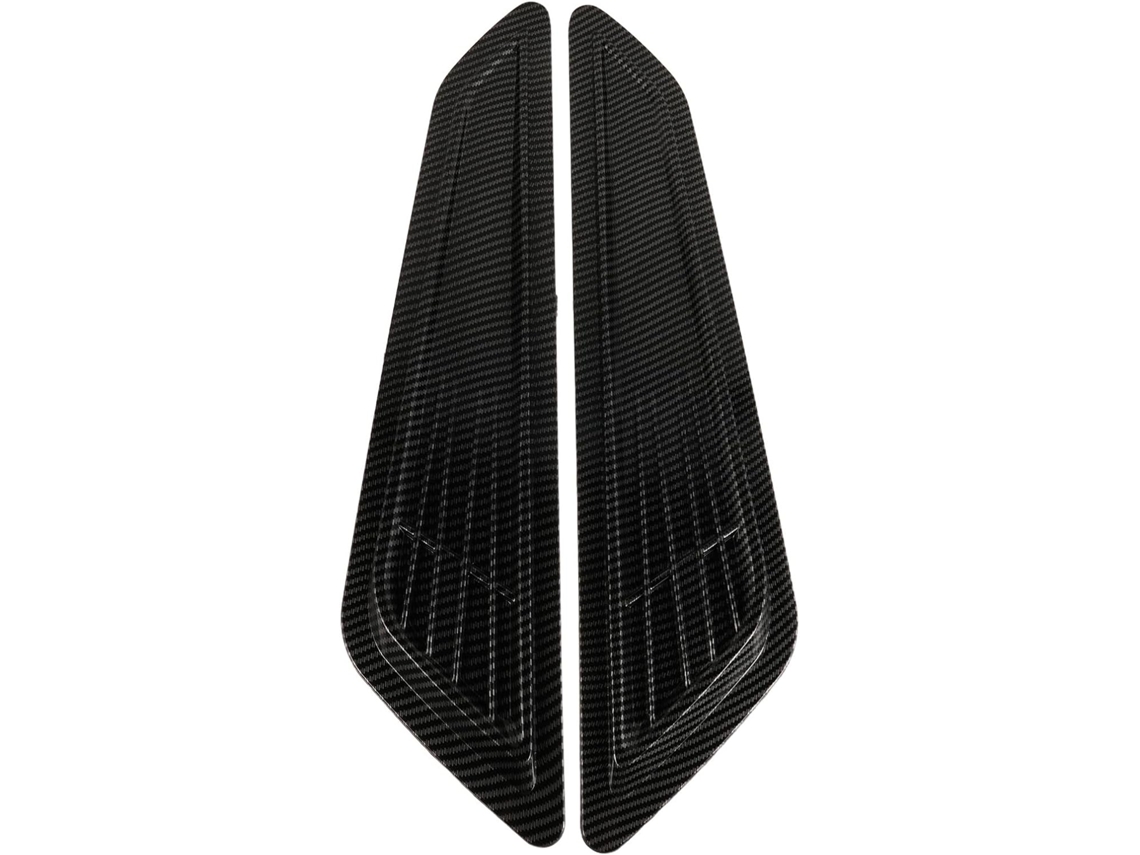 Capas De Fibra De Carbono Para As Entradas De Ar Do Capô Do Carro (par) - Acessórios Decorativos Para As Laterais