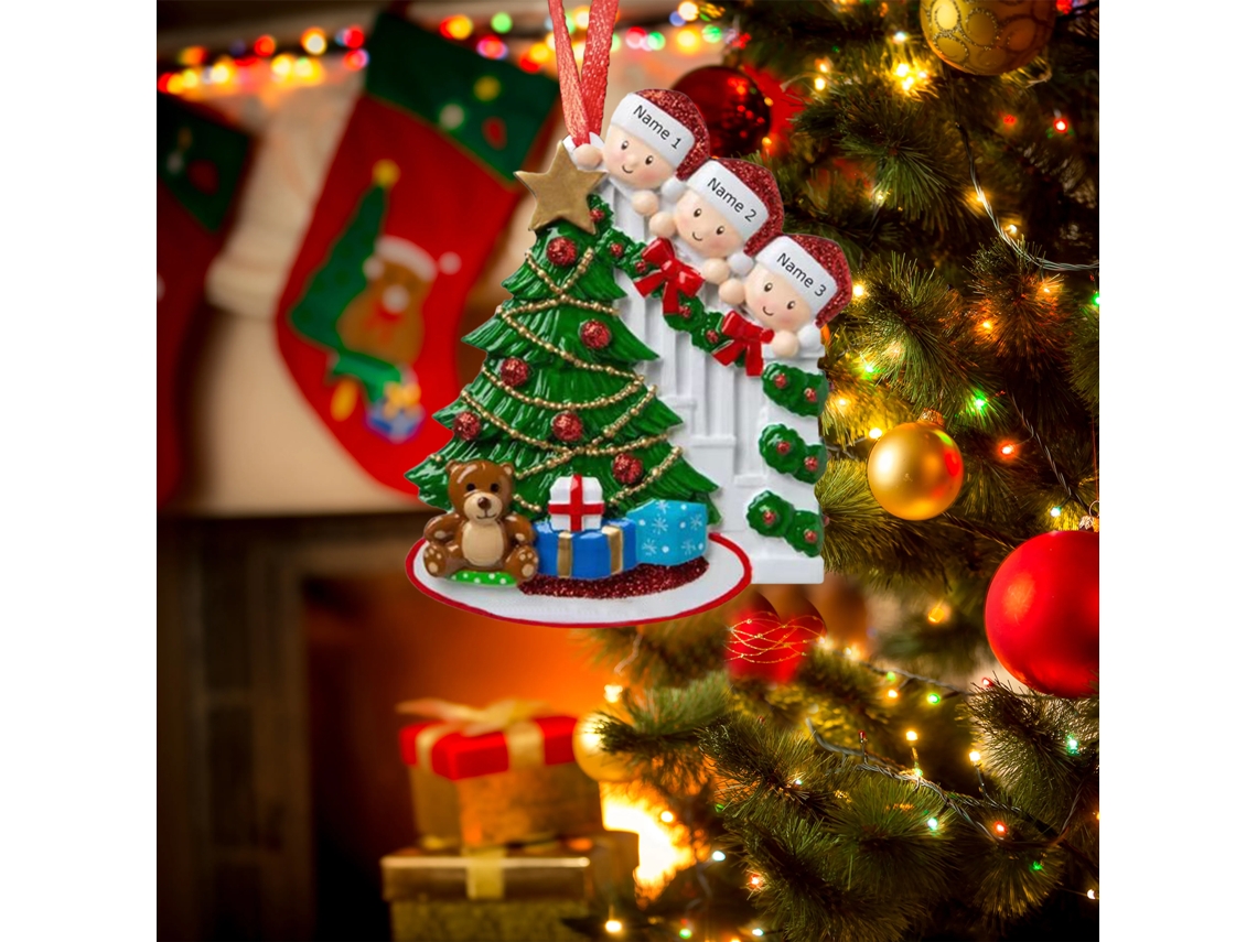 Ornamento De Natal De Boneco De Neve Sem Máscara Diy Com Nome E Saudação Eoocoo
