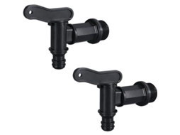 Adaptador De Bocal Para Barril De Água, Conexão De Mangueira Jardim, Com Juntas E Porca De Trava, 3/4" (2 Unidades)