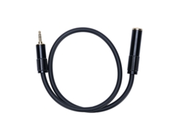 Cabo Estéreo De Extensão 6.35mm Fêmea Para 3.5mm Macho Para Fone De Ouvido Microfone Amplificador Guitarra