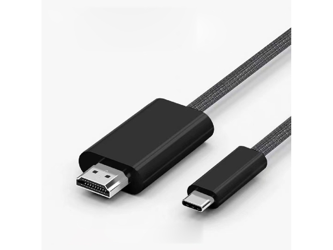 Cabo Adaptador Usb-c Para Hdmi Hd 4k 30hz 1,8m Halinuia