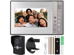 Campainha Interfone De Vídeo Com Fio De 7 Polegadas (802fg11) (interfone De Lcd, Câmera Infravermelha)
