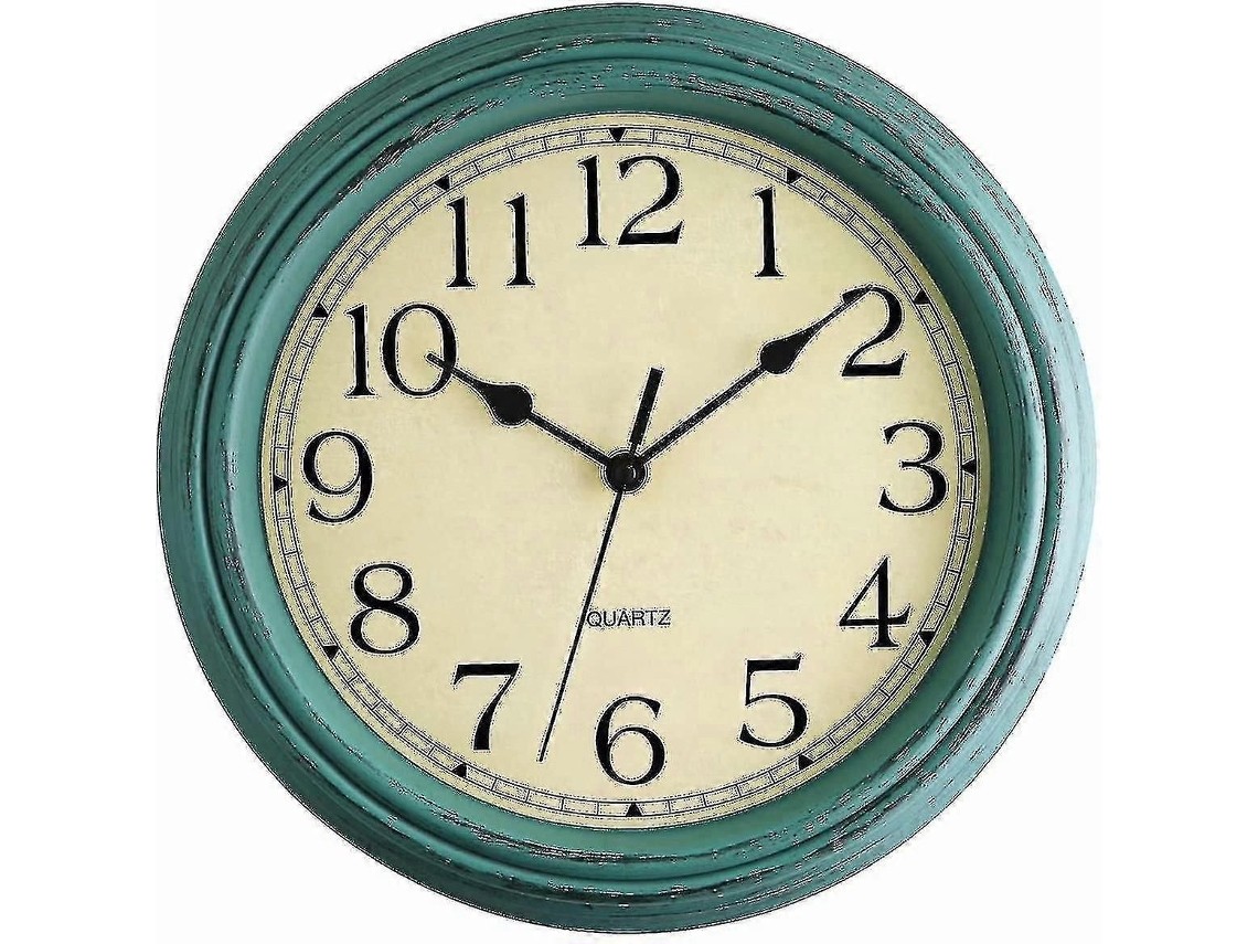 Relógio De Quartzo Retro Silencioso Sem Tique-taque (12 Polegadas)