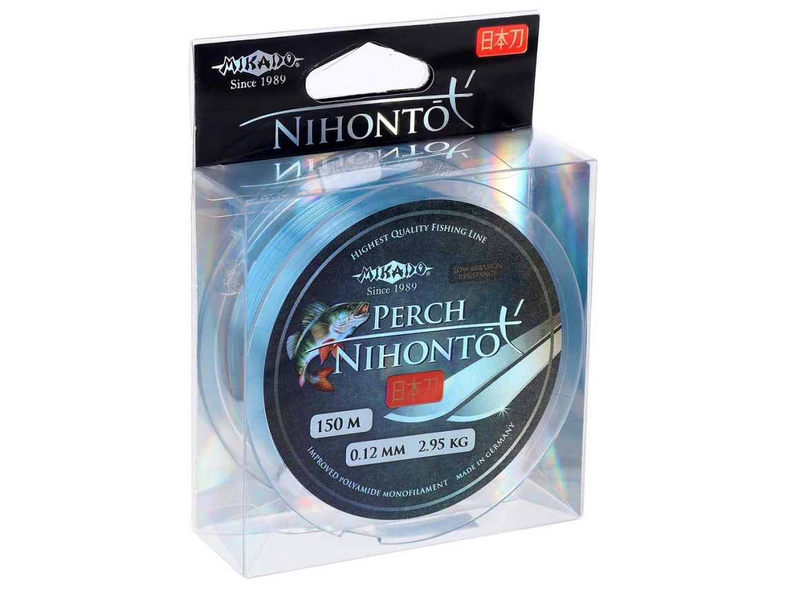Monofilamento Nihonto Perch 150 M Azul 0.120 Mmmikado