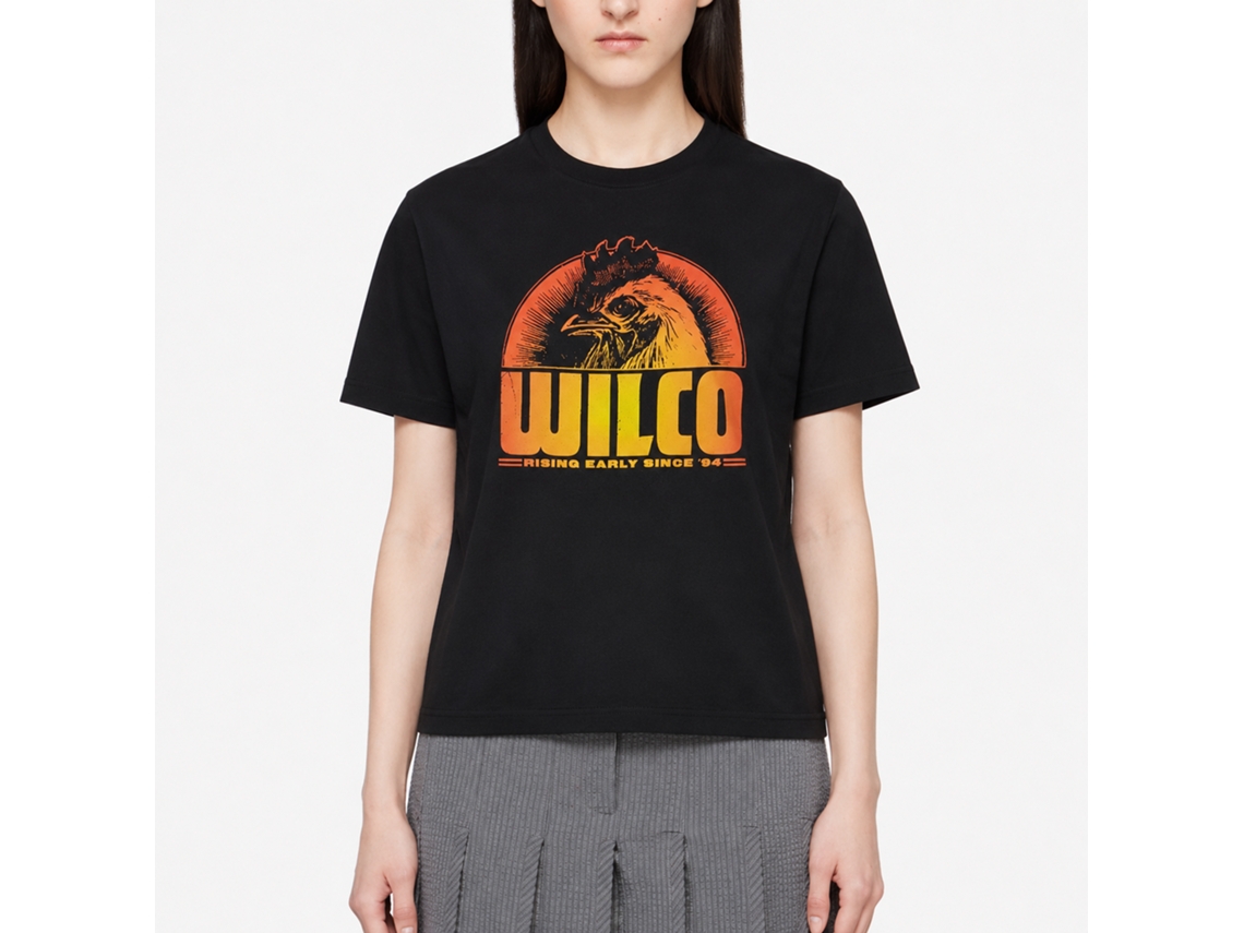 Wilco Vintage Black Rooster T-shirt Unisex Adults Size:xl