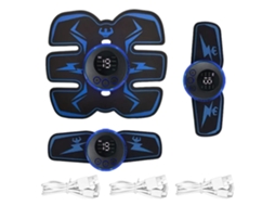 Estimulador Muscular Ems Recarregável Via Usb, Treinador Físico Inteligente, Dispositivo Sem Fio Para Treinamento De Modelagem Abdominal.