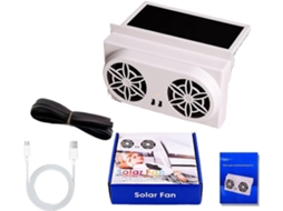 Ventilador Solar Para Carro, Extrator De Ar Solar Para