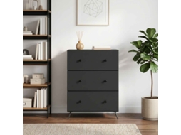 Vidaxl Gabinete De Gavetas 66 X 34,5 X 90 Cm Derivados De Madeira