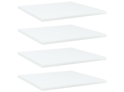 Bookshelf Board, Bookshelf Boards Vidaxl Branco Madeira Processada (40 X 40 X 1.5 Cm)
