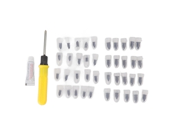 Kit Parafusos Borracha Reparo Pneus Vácuo