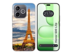 Capa Tumundosmartphone De Silicone Para Honor 600 Lite 5g Desenhos De Design De Paris