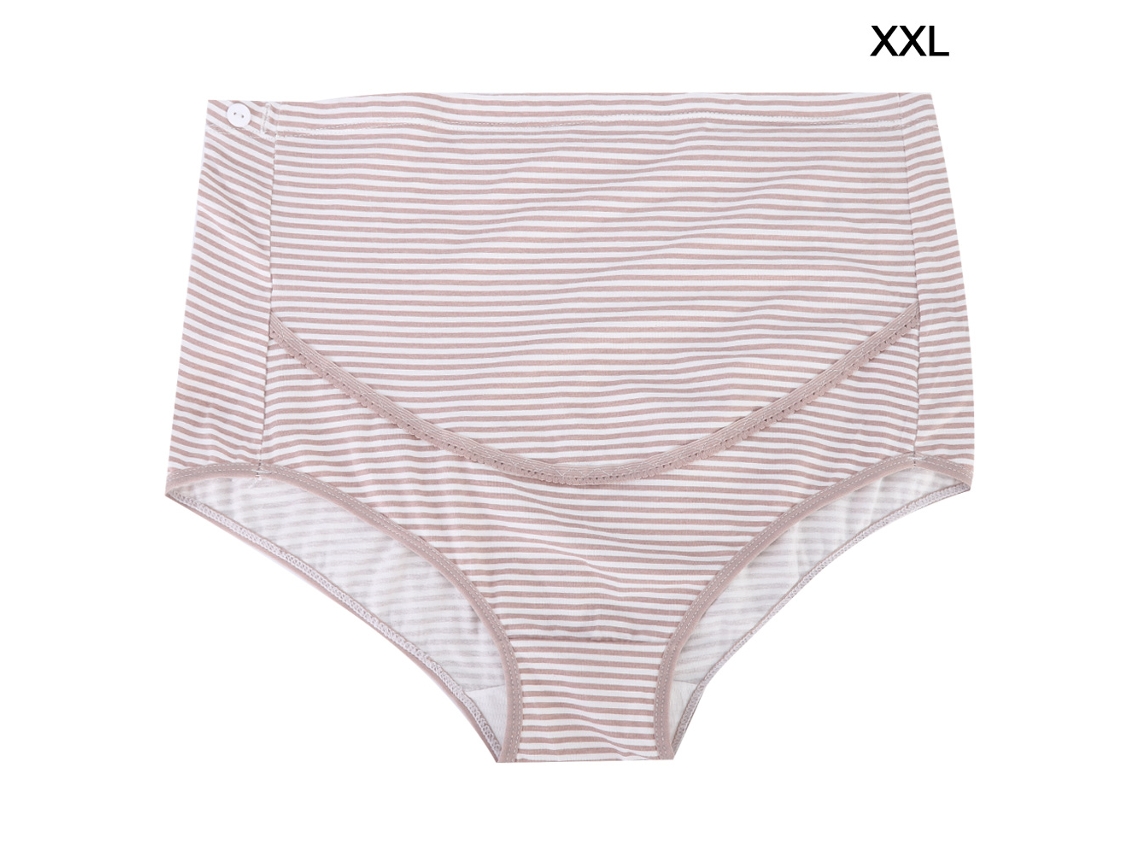 Calcinha de maternidade Ats, cintura alta, modeladora de barriga, em algodão, tamanho XXL.
